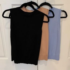 Stretch cotton sweater shell